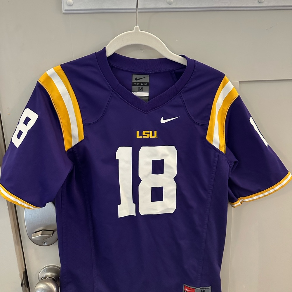 Nike LSU Purple Jersey with Number 10